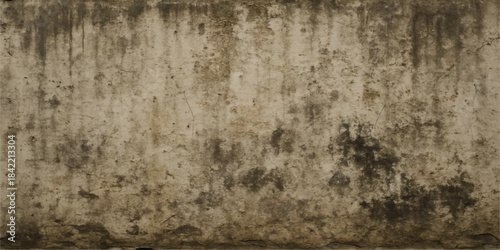 Dark brown grungy concrete wall texture with aged vintage rust and peeling paint