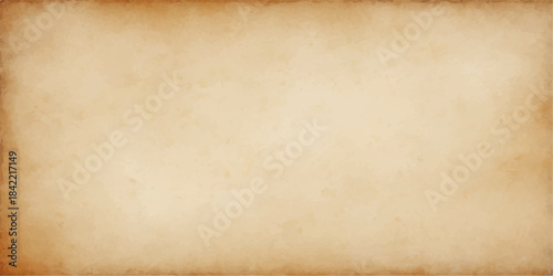 A textured vintage brown parchment paper background, stained with aged antique grunge pattern
