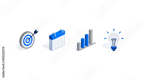 3d business graph