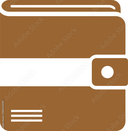 vector style Leather wallet in brown black and old red colour men hand wallet, card holder cover, smart safe