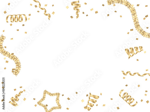 Fリボン、モール、紙吹雪、7白金