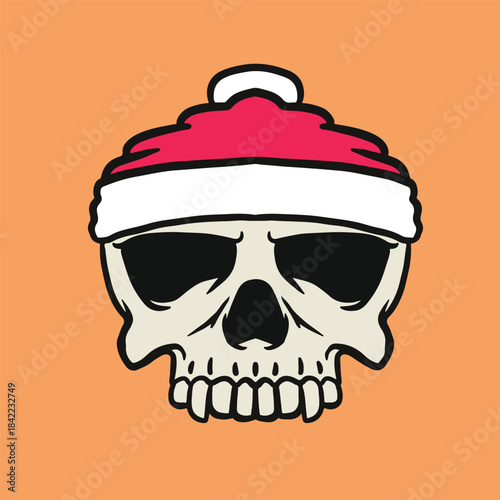 skull santa design style scary and fearless design style