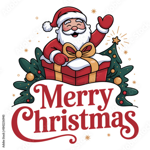 santa claus with gifts