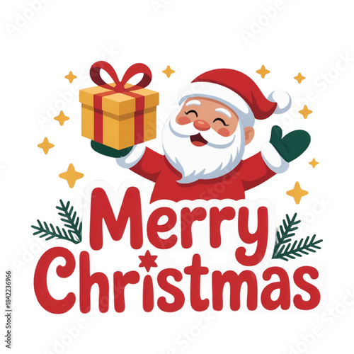 santa claus with gifts