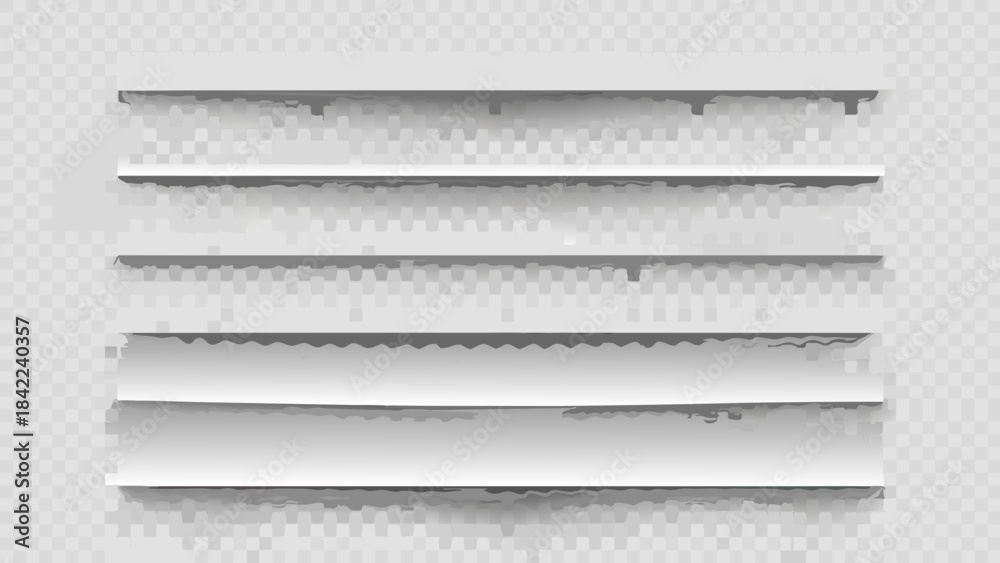 Obraz premium A realistic depiction of a white ventilation grille with horizontal slats