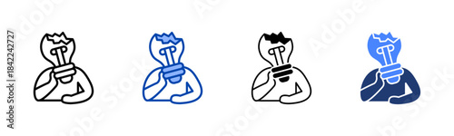 Uninspired icon set multiple style collection