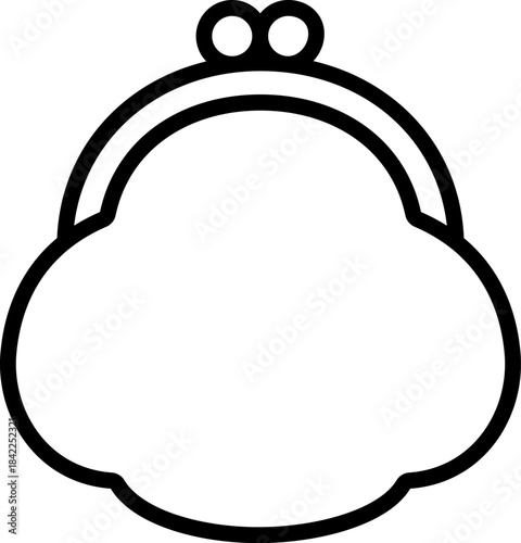 がま口財布のアイコン