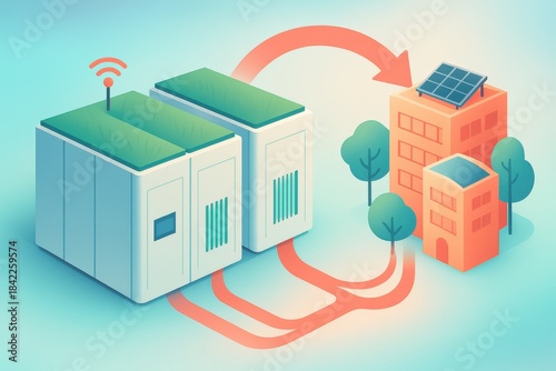 Energy management system integrating building solar panels with green battery storage technology for sustainable urban development and energy resilience