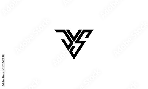 JVS initial logo or JVS monogram