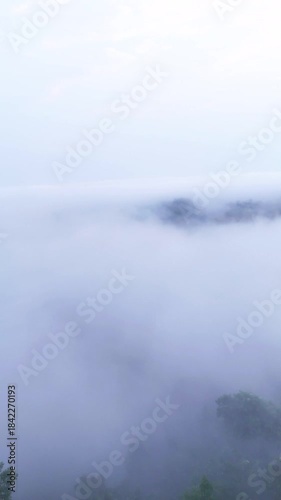 Hazy Afternoon Light Melting Over Distant Mountain Chains