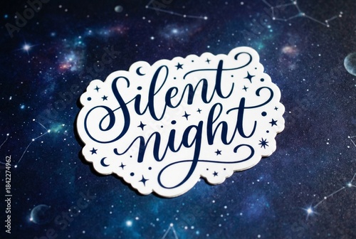 Handmade sticker featuring 