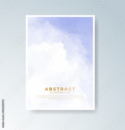 Cards with watercolor background. Design for your cover, date, postcard, banner, logo.