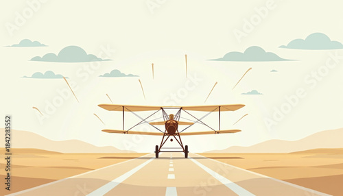 Wright Brothers Day Historic Runway Scene