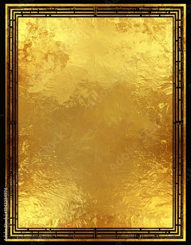 金と黒の優雅な背景、壁紙（年賀状、お正月イラスト素材）