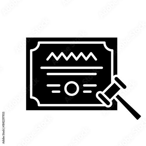 Auction icon vector. Bargaining Illustration sign. Bidding symbol. auction house logo.