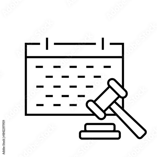 Auction icon vector. Bargaining Illustration sign. Bidding symbol. auction house logo.