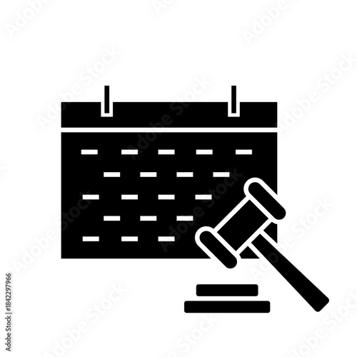 Auction icon vector. Bargaining Illustration sign. Bidding symbol. auction house logo.