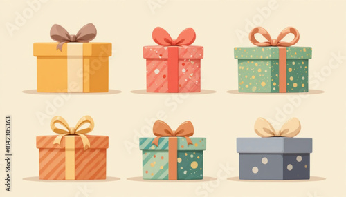 set of christmas icons