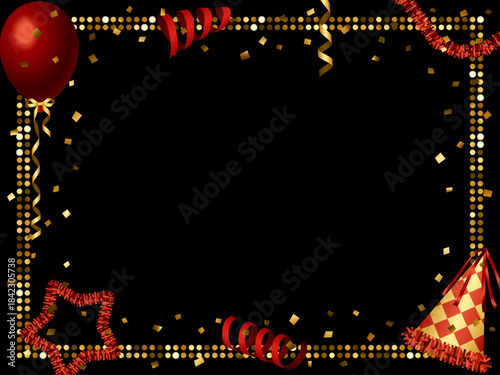 ラータイル3、パーティー飾りF、10赤