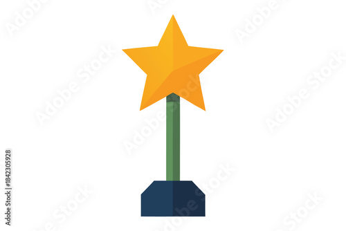 star topper vector icon on white