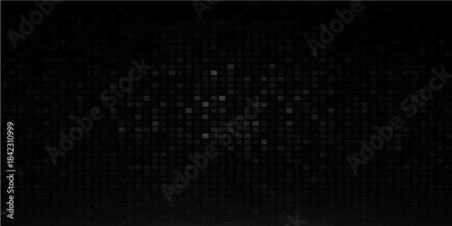 Abstract blue technology background featuring a digital matrix pattern with glowing lines