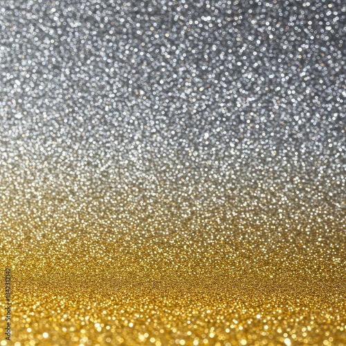 Abstract glittering background with fine silver and gold dust creating a subtle shimmer effect, perfect for festive designs ,reflection ,bright ,metallic