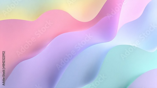 Soft pastel gradient background, aesthetic wallpaper, smooth blend, minimal, light pastel tones