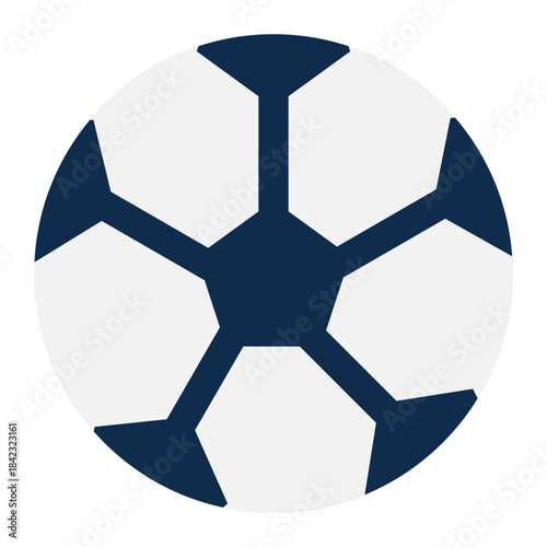soccer ball line icon