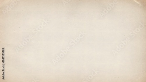 Aged Beige Paper Texture with Subtle Grain and Imperfections photo stock