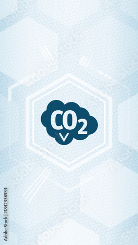 CO2 Capture and Reduction Vector Icon for Climate Change Mitigation