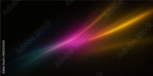 Abstract colorful background featuring glowing blue motion lines and light wave art design over a dark space backdrop with energy rays and an illustration of night glow texture wallpaper loop