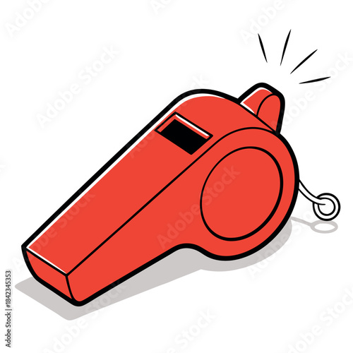 set-of-red-sports-whistles-perfect-for-coaching 