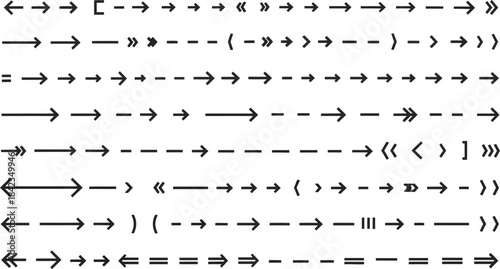 Mathematical notation symbols isolated on transparent background silhouette