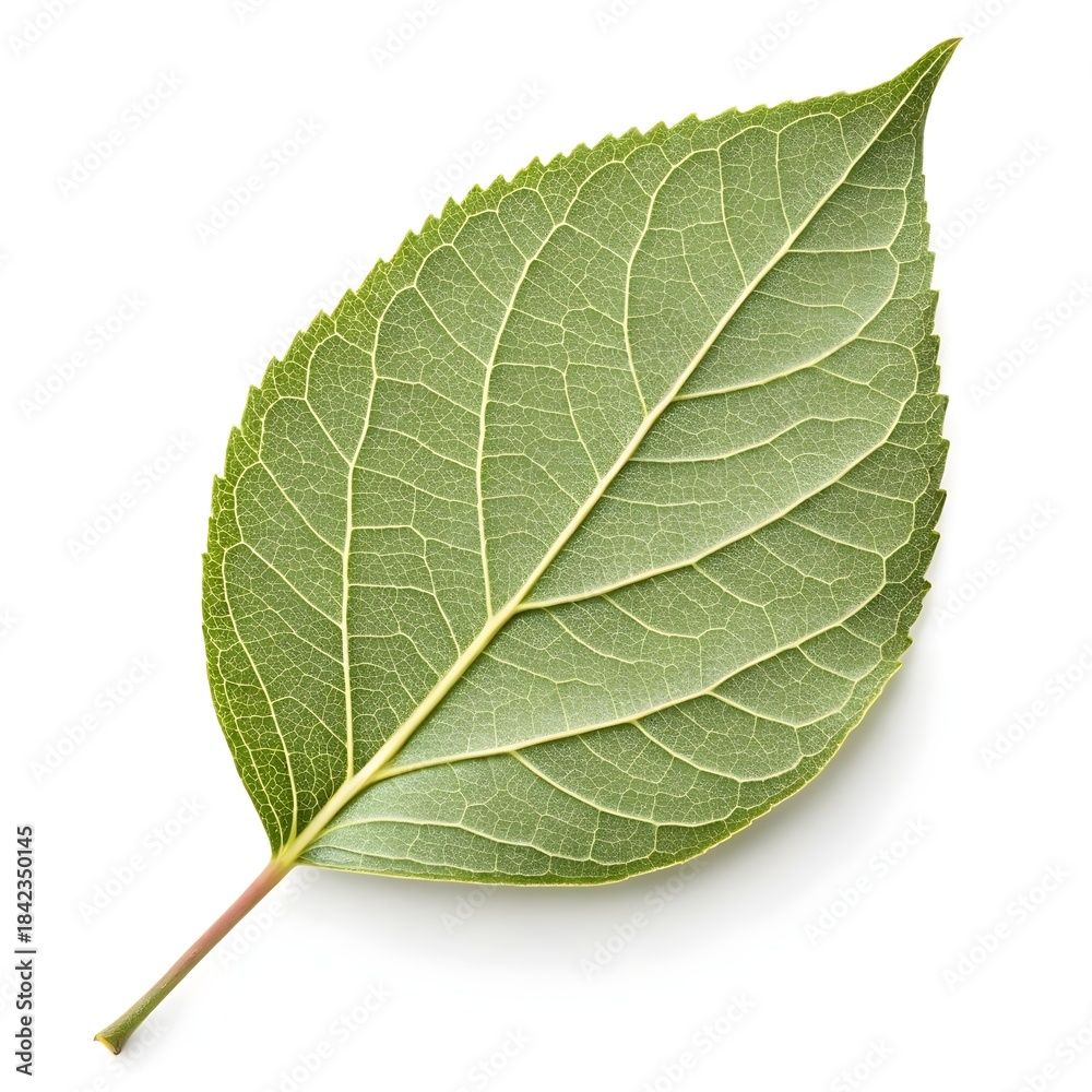 Obraz premium Ephedra Sinica Ma Huang Leaf Herbal Green Elegance on Pure White Background Capturing Medicinal Heritage, Fine Botanical Texture, and the Subtle Vitality of Ancient Natural Healing