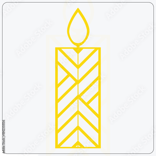 Minimalist A-Frame Ladder Vector Outline | Starry Ascent Icon Line Art | Simple Elevation and Construction Tool Design