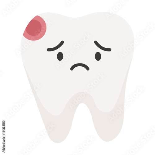 Cartoon Tooth Toothache Dental Pain Sensitive