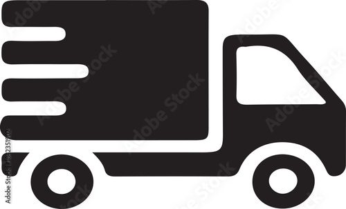 Fast Delivery Truck icon.Express, Courier, Pickup Truck, Transportation, Cargo, Express, Courier, Pickup Truck, Transportation, 