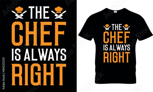 Chef T-Shirt Design vector