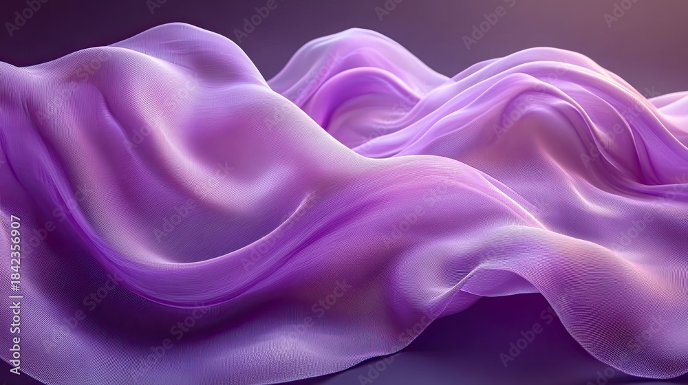 Obraz premium Light Purple Solid Background Fabric Texture