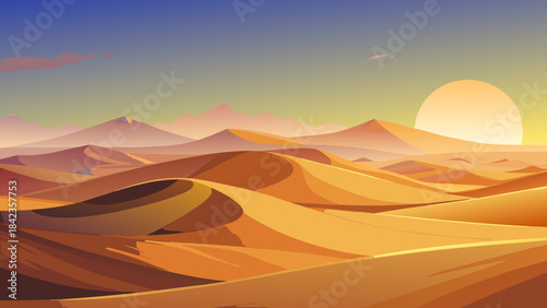 desert landscape with desert