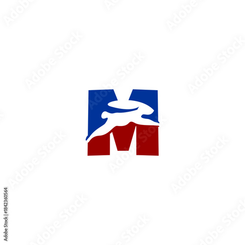 Lively leaping rabbit shaping...