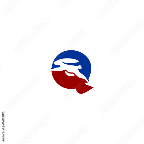 Lively leaping rabbit shaping...