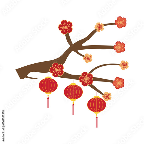Lunar New Year Tree Branch