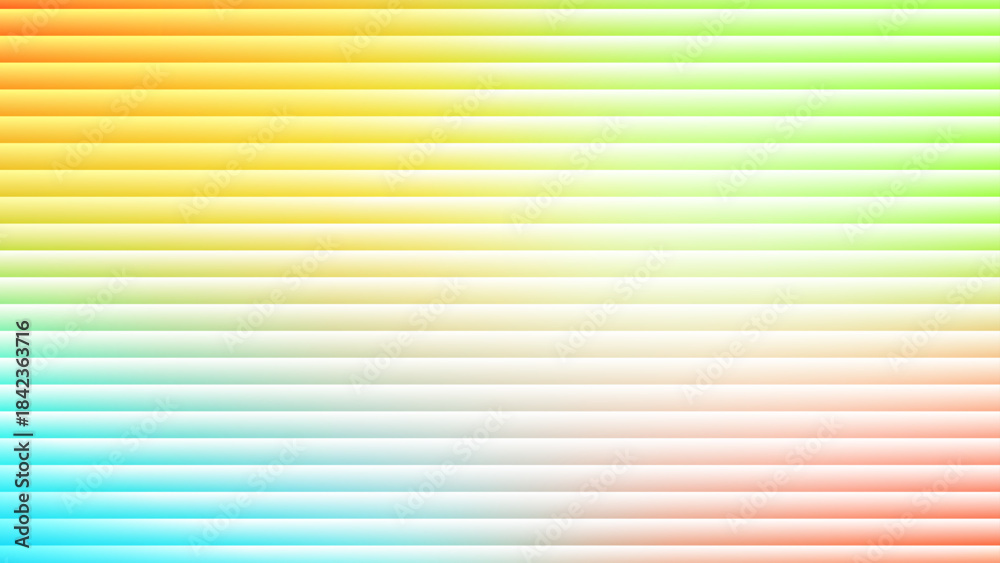 Fototapeta premium Vibrant Abstract Diagonal Corner Light Lines Background with Bright Rainbow Gradient Hues and Ample White Copy Space for Modern Digital Design