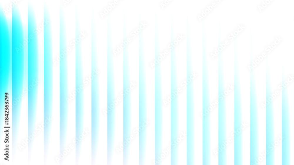 Obraz premium Minimalist Abstract White Background with Fading Blue and Cyan Vertical Lines Gradient Suitable for Clean Corporate Presentations and Modern Web Design