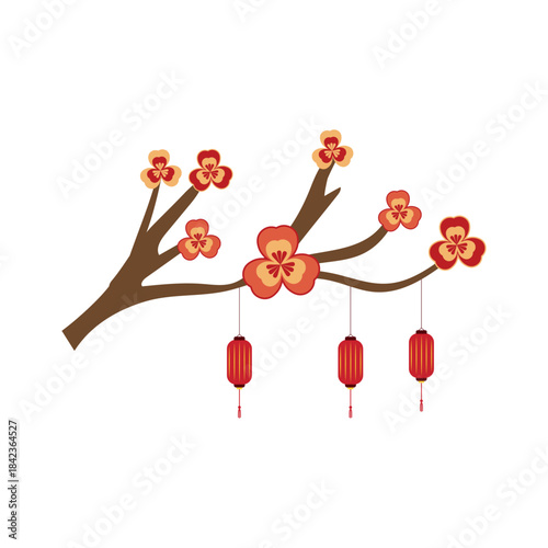 Lunar New Year Tree Branch