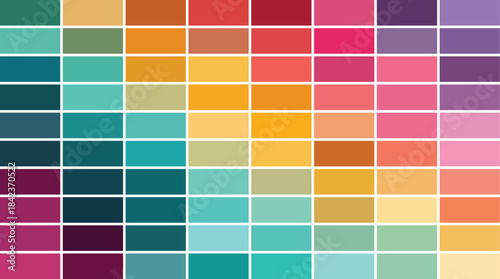 High-Key Scattered Pastel Accent Grid with Yellow Pops for Clean Design