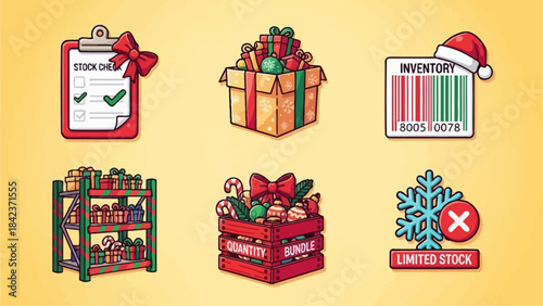 Christmas Inventory Sale Icon Pack – Vivid & Commercial