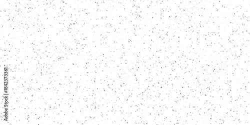 Terrazzo flooring interior grain vintage paint smooth design. Vector grunge dirty vintage wall overlay noise old wall black and white terrazzo granite floor structure distressed texture background.	