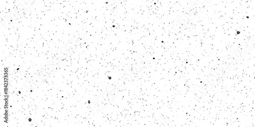 Terrazzo flooring interior grain vintage paint smooth design. Vector grunge dirty vintage wall overlay noise old wall black and white terrazzo granite floor structure distressed texture background.	
